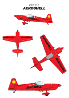 Plan 3 vues 232 aeroshell